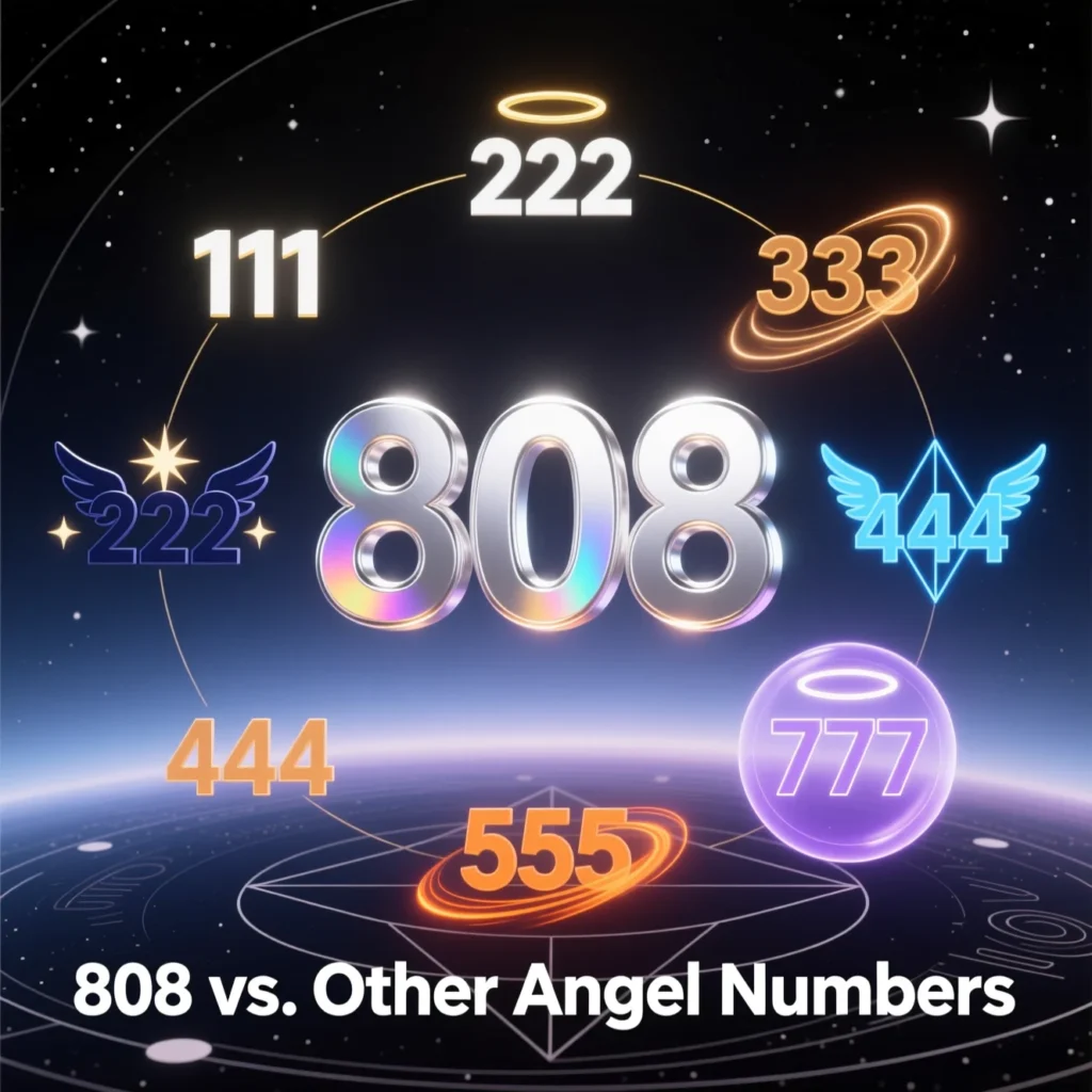 808 vs. Other Angel Numbers