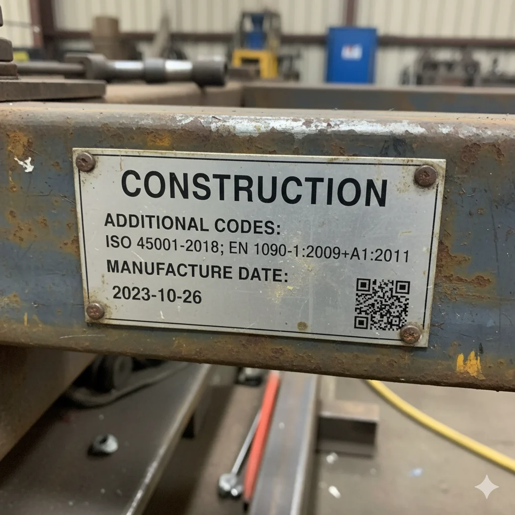 Construction, Additional Codes & Manufacture Date