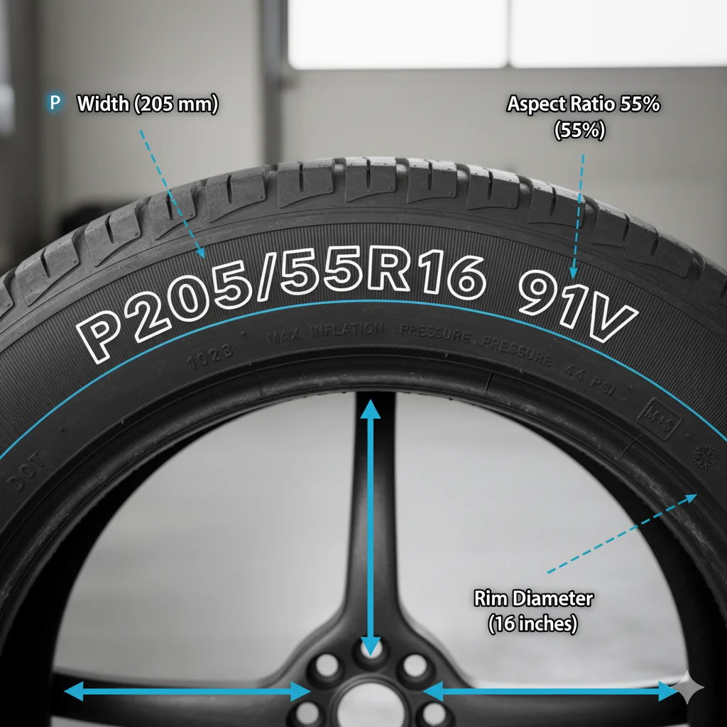 Width, Aspect Ratio & Rim Diameter – The Core Size Info