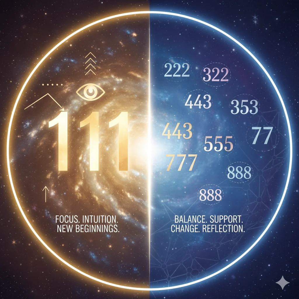 111 vs. Other Angel Numbers & Variations