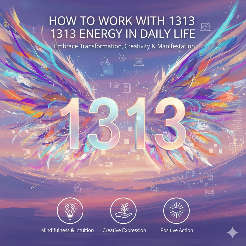 How to Work With 1313 Energy in Daily Life