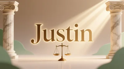 what does the name justin mean
