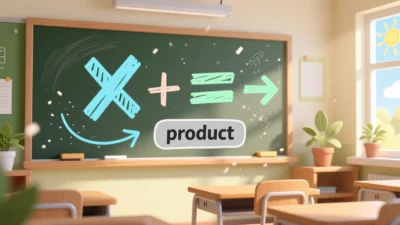 what does the product mean in math