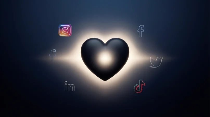 what does a black heart mean