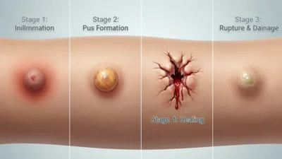 what does a boil look like