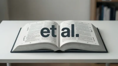 what does et al mean in apa