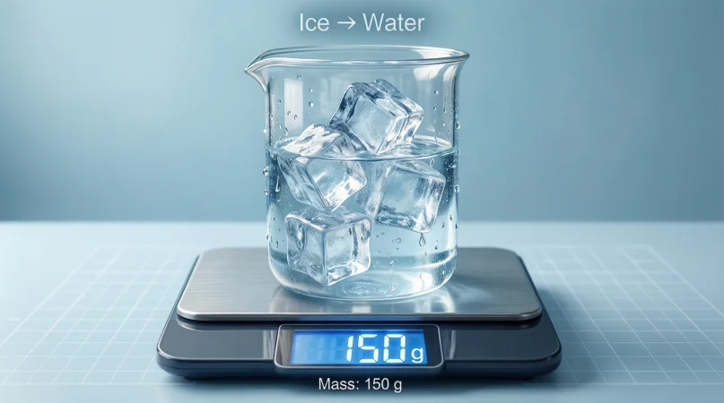 what does it mean to say that mass is conserved during a physical change